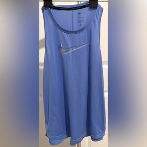 Nike Dri-FIT Blue Athletic Tank with Swoosh